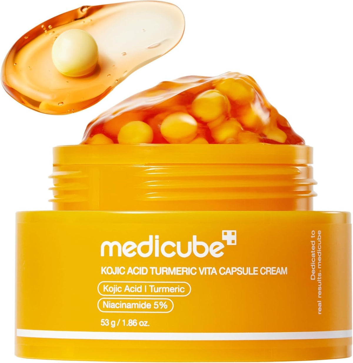 Crema en cápsulas de ácido kójico, cúrcuma y vitaminas de Medicube