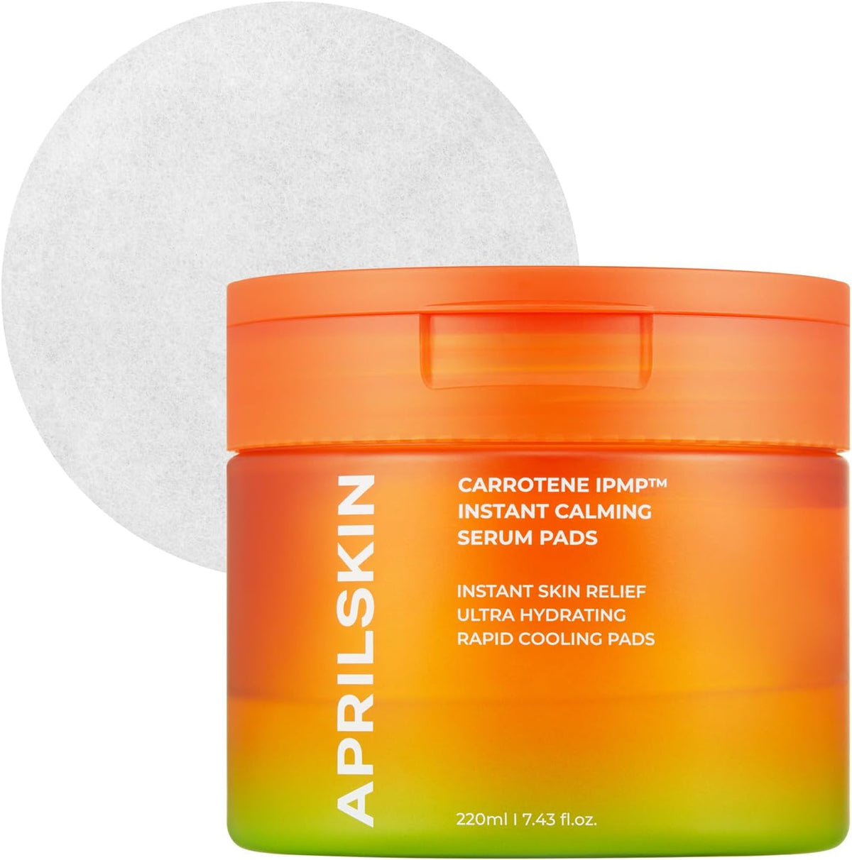 APRILSKIN Carrotene IPMP™ Instant Calming Serum Pads