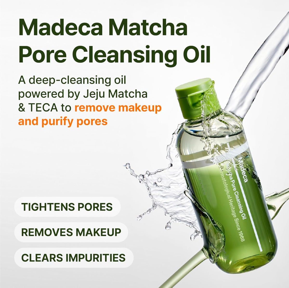 Centellian 24 Madeca Matcha Pore Cleansing Oil