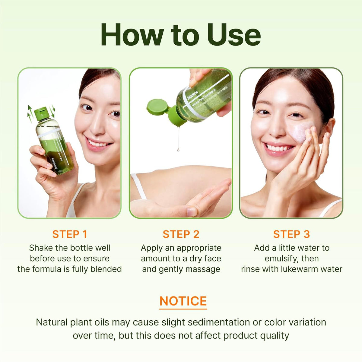Centellian 24 Madeca Matcha Pore Cleansing Oil