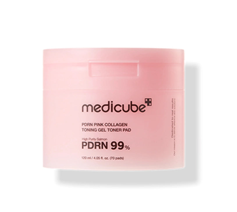 Medicube PDRN Pink Collagen Toning Gel Toner Pad (70pads)