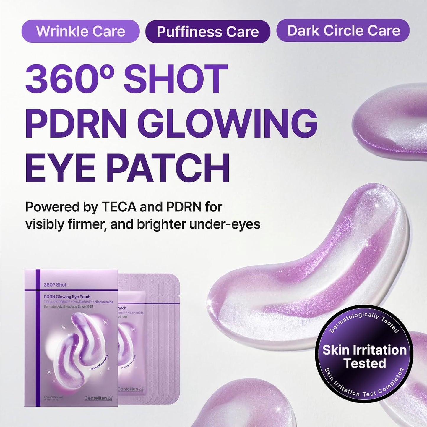 Centellian 24 360º Shot PDRN Glowing Eye Patch (6 pcs)