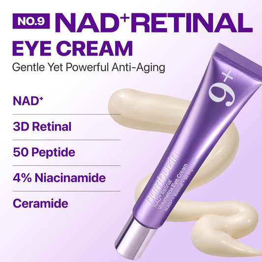 numbuzin No.9 NAD+ Retinal Volumetox Eye Cream