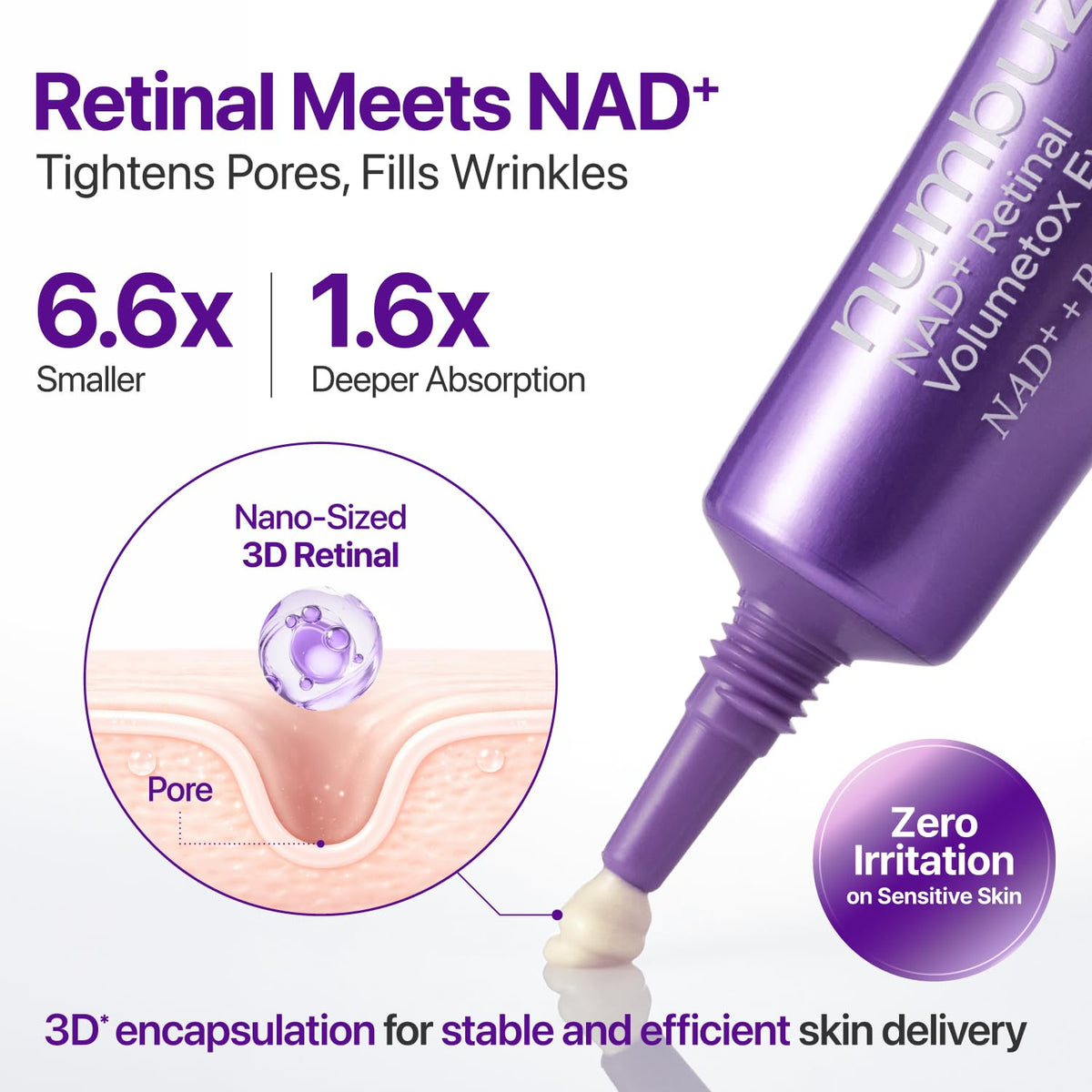 numbuzin No.9 NAD+ Retinal Volumetox Eye Cream
