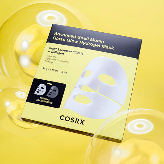 COSRX Advanced Snail Mucin Glass Glow Hydrogel Mask (3 pcs)